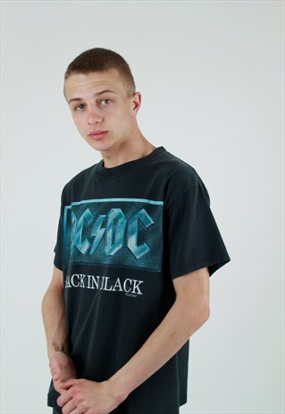 VINTAGE AC DC BACK IN BLACK 1996 TOUR TSHIRT