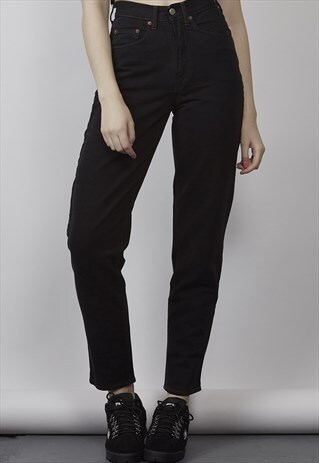 VINTAGE 90'S REPLAY BLACK MOM JEANS