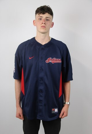 VINTAGE NIKE INDIANS JERSEY
