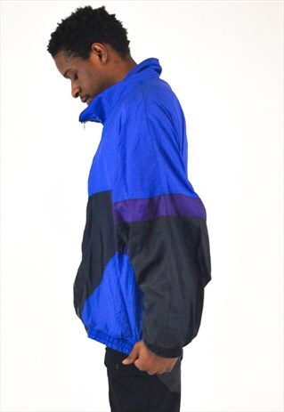 90S PRO SPIRIT COLOR BLOCK WINDBREAKER JACKET