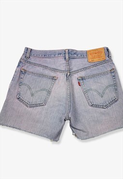 Vintage levi's 505 cut off denim shorts pink w33 BV14601