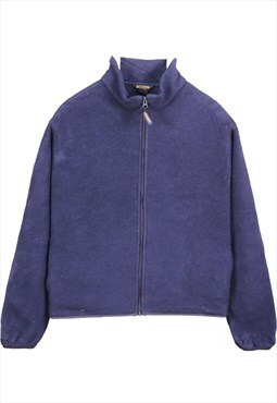 Vintage 90's Woolrich Fleece Fleece Zip Up Long Sleeve Navy
