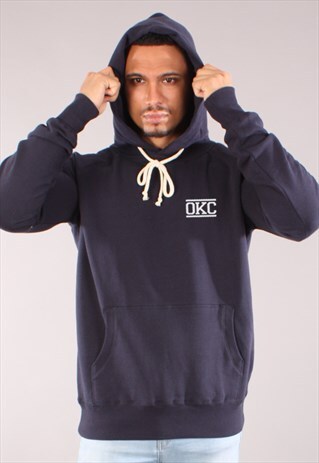 OKC HOODIE - NAVY / WHITE