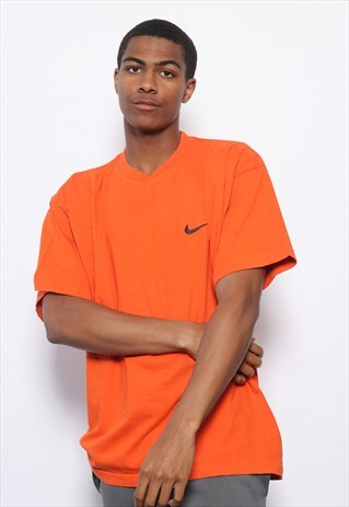 VINTAGE NIKE BIG LOGO T-SHIRT GREY
