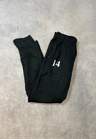 NIKE TRACK PANTS ELASTICATED WAIST JOGGERS WITH TEAM LOGO