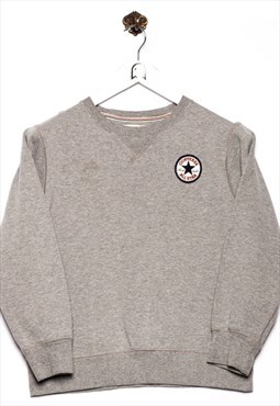 Vintage Converse Sweatshirt Logo Embroidery Grey