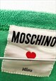 VINTAGE 90S ST MORITZ GREEN T-SHIRT 