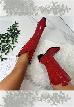 Cowboy boots Red western cowgirl boots