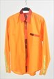 Vintage 00s long sleeve shirt in orange 