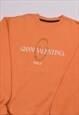 VINTAGE 90S GIANNI VALENTINO EMBROIDERED LOGO SWEATSHIRT