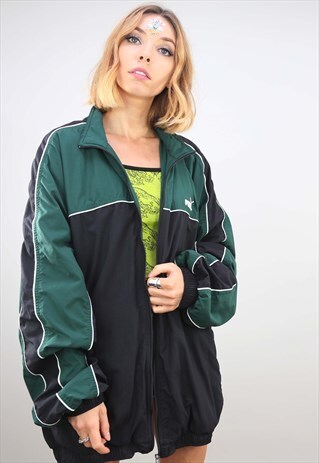 VINTAGE OVERSIZED PUMA FESTIVAL SHELL WINDBREAKER JACKET