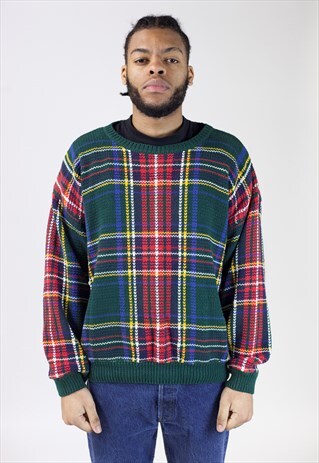 VINTAGE PATTERNED KNIT JUMPER