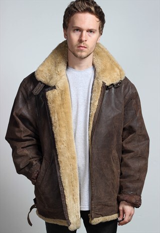 VINTAGE SUEDE SHEARLING JACKET