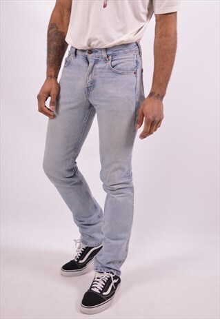 LEVI'S MENS VINTAGE JEANS W28 L32 BLUE 90S