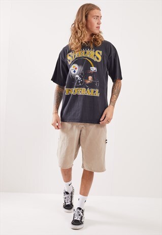 VINTAGE PITTSBURGH STEELERS GIANTS GRAPHIC T-SHIRT
