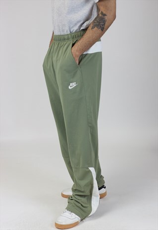 VINTAGE NIKE KHAKI TRACKSUIT BOTTOMS