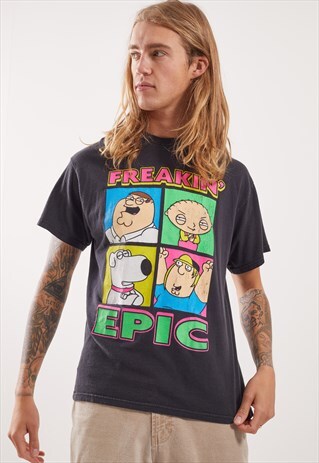 VINTAGE FAMILY GUY GRAPHIC T-SHIRT