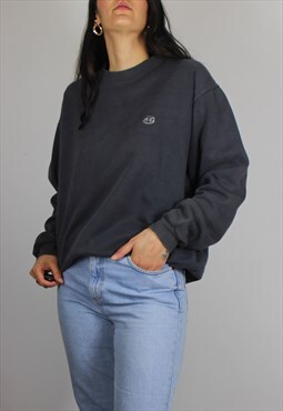 Vintage Champion Sweatshirt Jumper w Logo Front