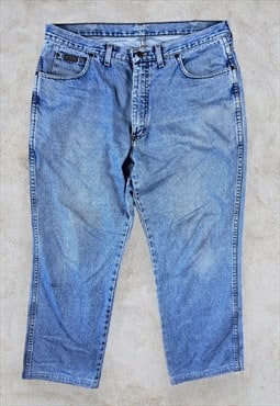 Vintage Wrangler Jeans Ohio Wide Leg Light Blue  W38 L28