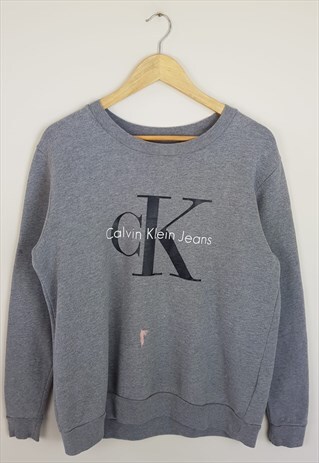 VINTAGE CALVIN KLEIN SWEATSHIRT GREY