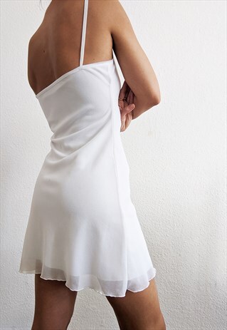 vintage white slip dress