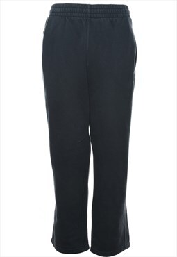 Vintage Nike Black Plain Sweatpants - W35
