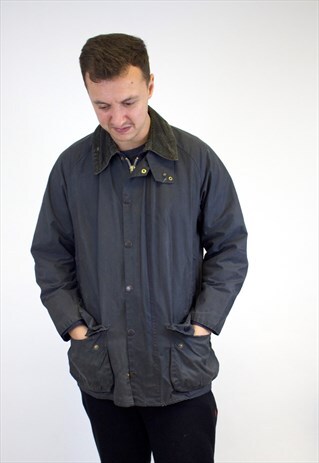 VINTAGE BARBOUR WAX JACKET.