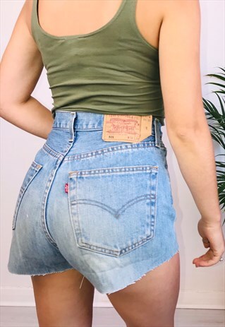 VINTAGE LEVI 501 HIGH WAISTED SHORTS