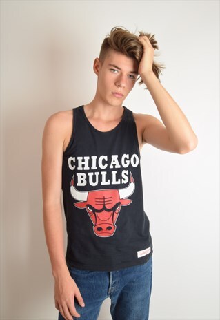 VINTAGE MITCHELL & NESS CHICAGO BULLS TANK TOP 90'S (2639)