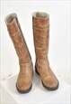 VINTAGE 90S REAL LEATHER LINED BOOTS