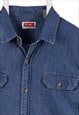 VINTAGE 90'S WRANGLER SHIRT DENIM BUTTON UP LONG SLEEVE