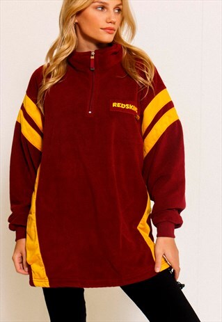 VINTAGE 90'S RED SKINS FLEECE