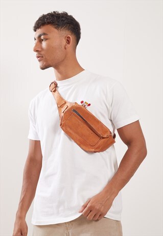 VINTAGE LEATHER FESTIVAL BUM BAG