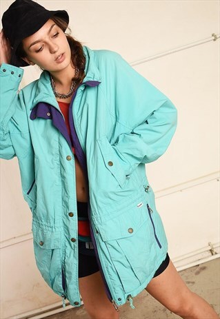 80'S RETRO SHELL FESTIVAL GARM ATHLEISURE JACKET PARKA