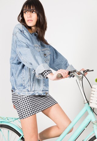 REWORK VINTAGE 80'S LEVI'S CONTRAST COLLAR TRUCKER / S0009