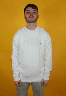Vintage Y2K Tommy Hilfiger Knit Jumper White Size XL