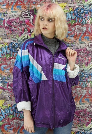 VINTAGE ADIDAS SHELL JACKET / WINDBREAKER BRANDED SPORTSWEAR