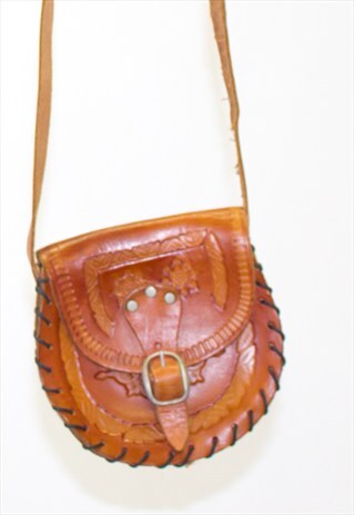 MINI BOHO LEATHER CROSS BODY BAG