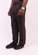 Vintage Black Puma Joggers with Drawstring