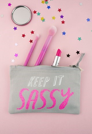 KEEP IT SASSY MAKE UP BAG