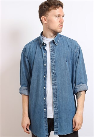 VINTAGE RALPH LAUREN DENIM SHIRT