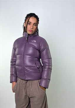 Purple 90s The North Face 700 Series Puffer Jacket Coat