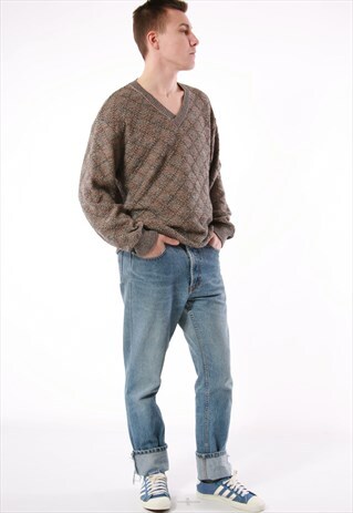 VINTAGE MISSONI SPORT OLDSCHOOL KNITWEAR WOOL JUMPER 14076