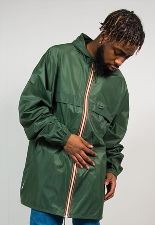 VINTAGE WATERPROOF CAGOULE RAIN JACKET