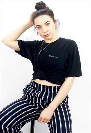 90'S RETRO BLACK LOGO OVERSIZED T-SHIRT