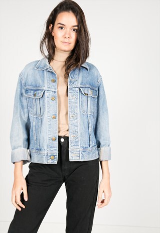 VINTAGE 80S LEE DENIM JACKET / R0214