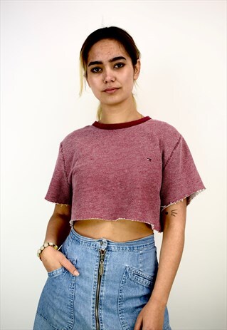 VINTAGE 90'S TOMMY HILFIGER CROP TOP