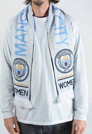 MAN CITY WOMENS FOOTBALL SCARF