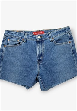 Vintage Levi's 519 Low Rise Denim Shorts Blue W32 BV18241