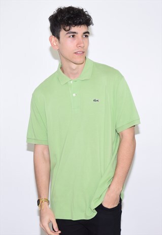 VINTAGE 90S GREEN LACOSTE POLO SHIRT
